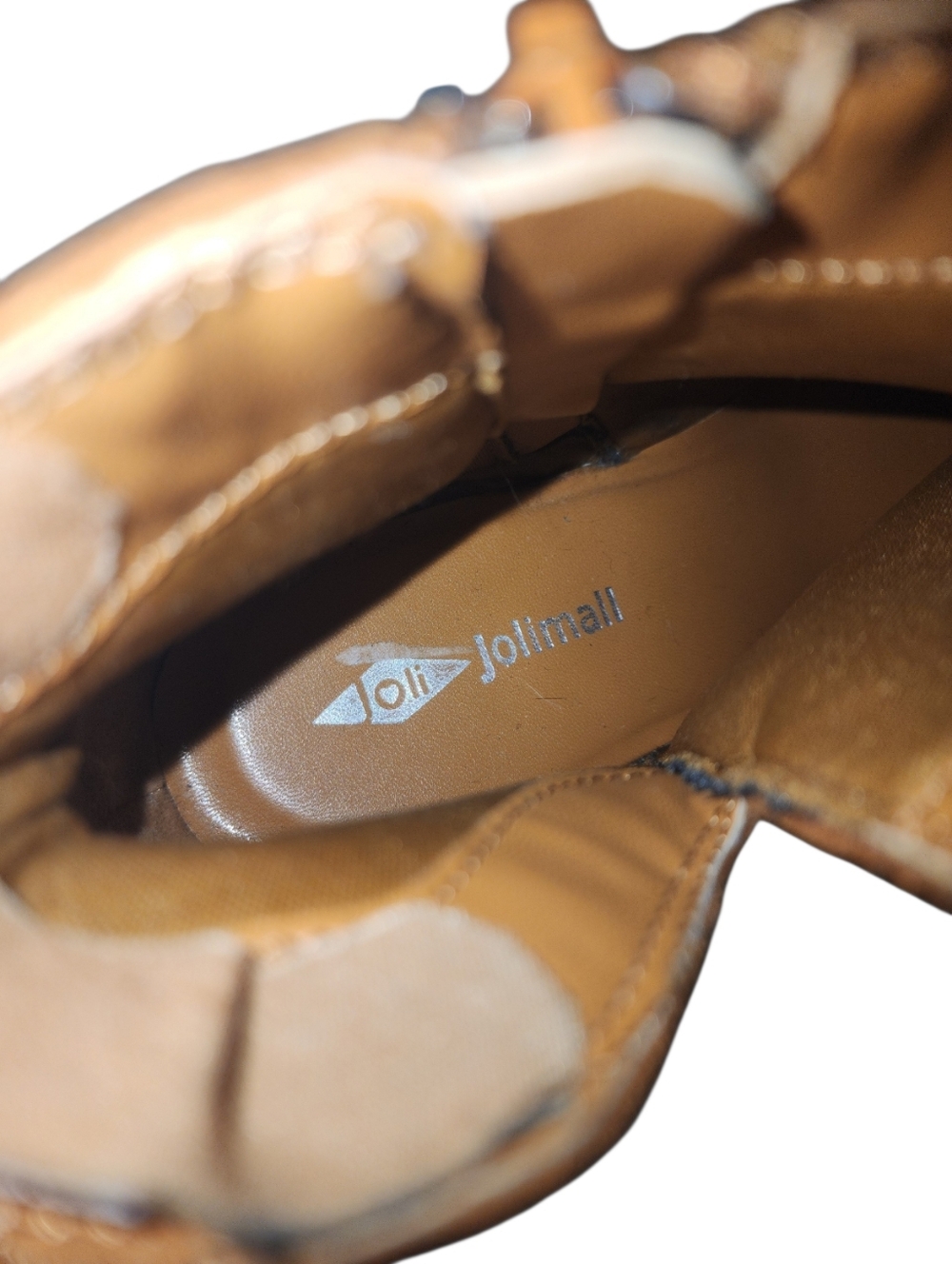 Jolimall Suede Wedge Ankle Bootie, Size 7 - Picture 6 of 6